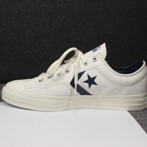Converse Star Player 76 Classic White Navy Unisex Shoes A08539C Mens Size 11 - Picture 8 of 13